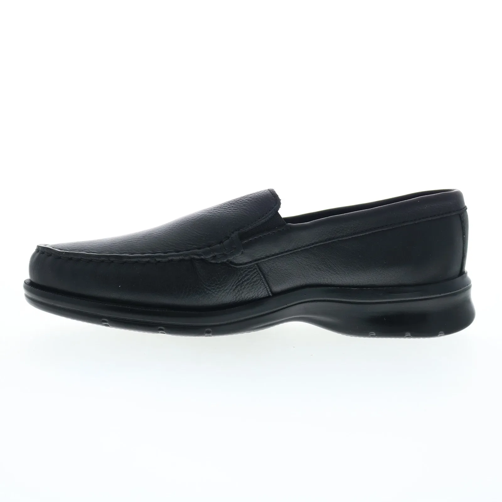 Rockport Palmer Venetian Mens Black Wide Loafers & Slip Ons Casual Shoes