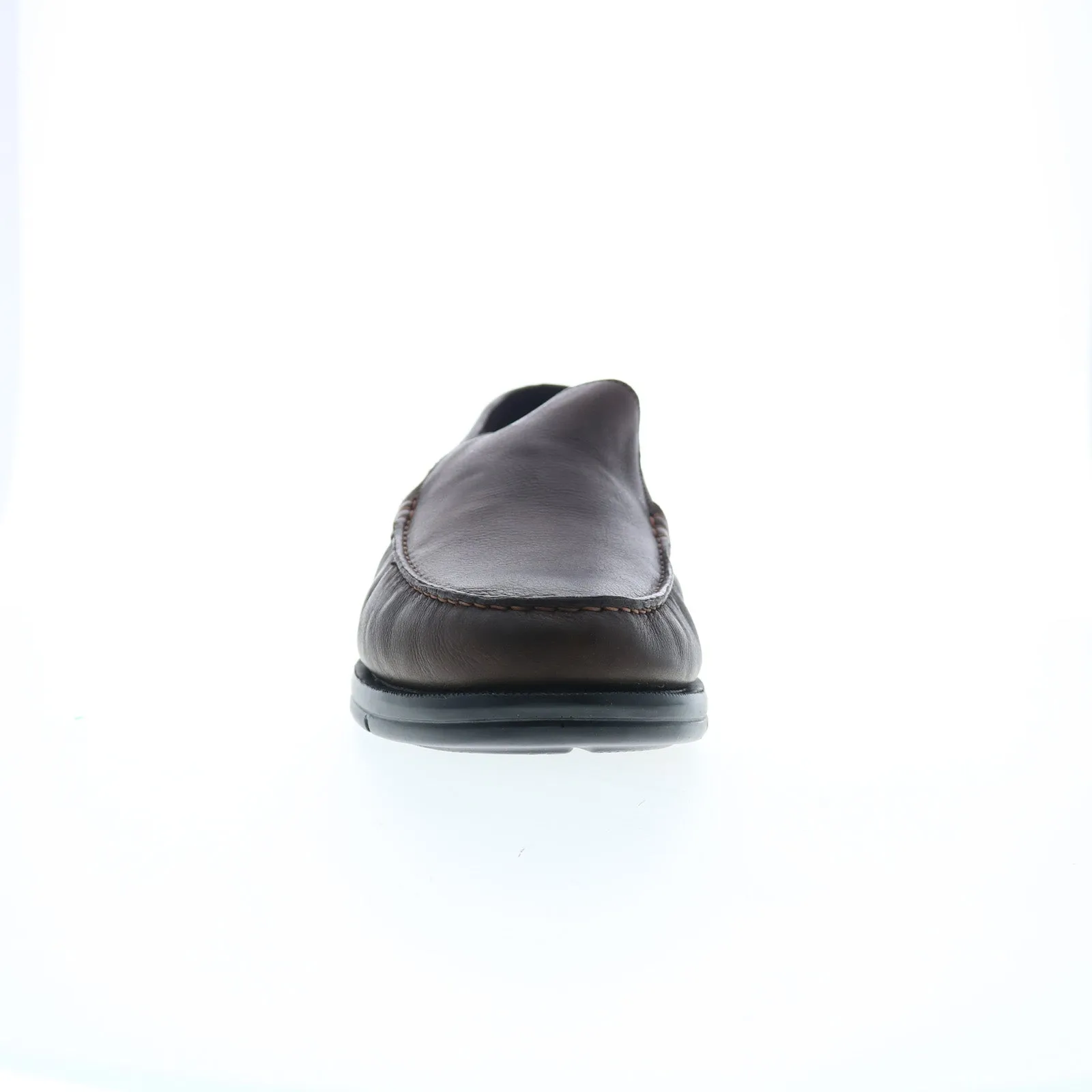 Rockport Palmer Venetian Mens Brown Wide Loafers & Slip Ons Casual Shoes