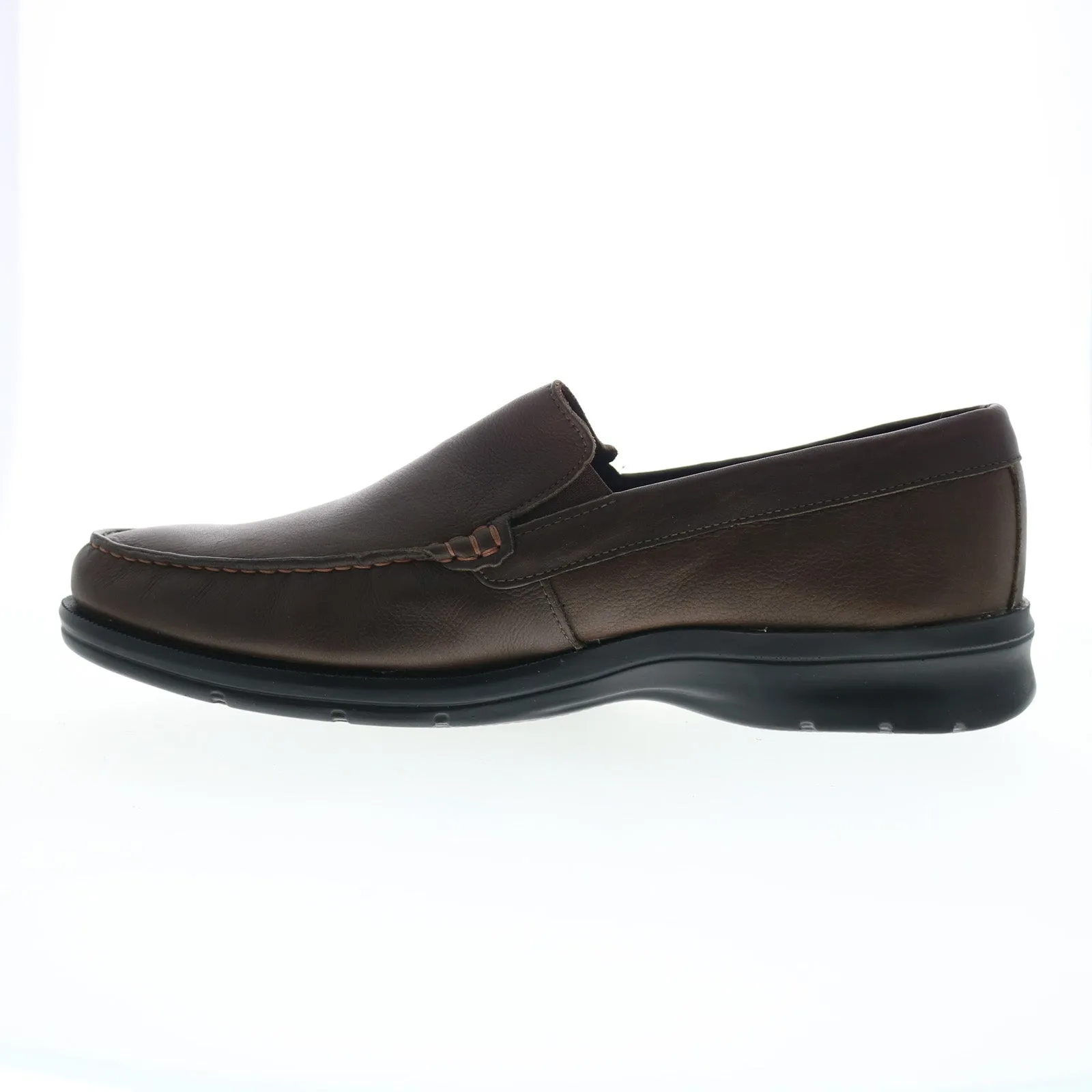 Rockport Palmer Venetian Mens Brown Wide Loafers & Slip Ons Casual Shoes