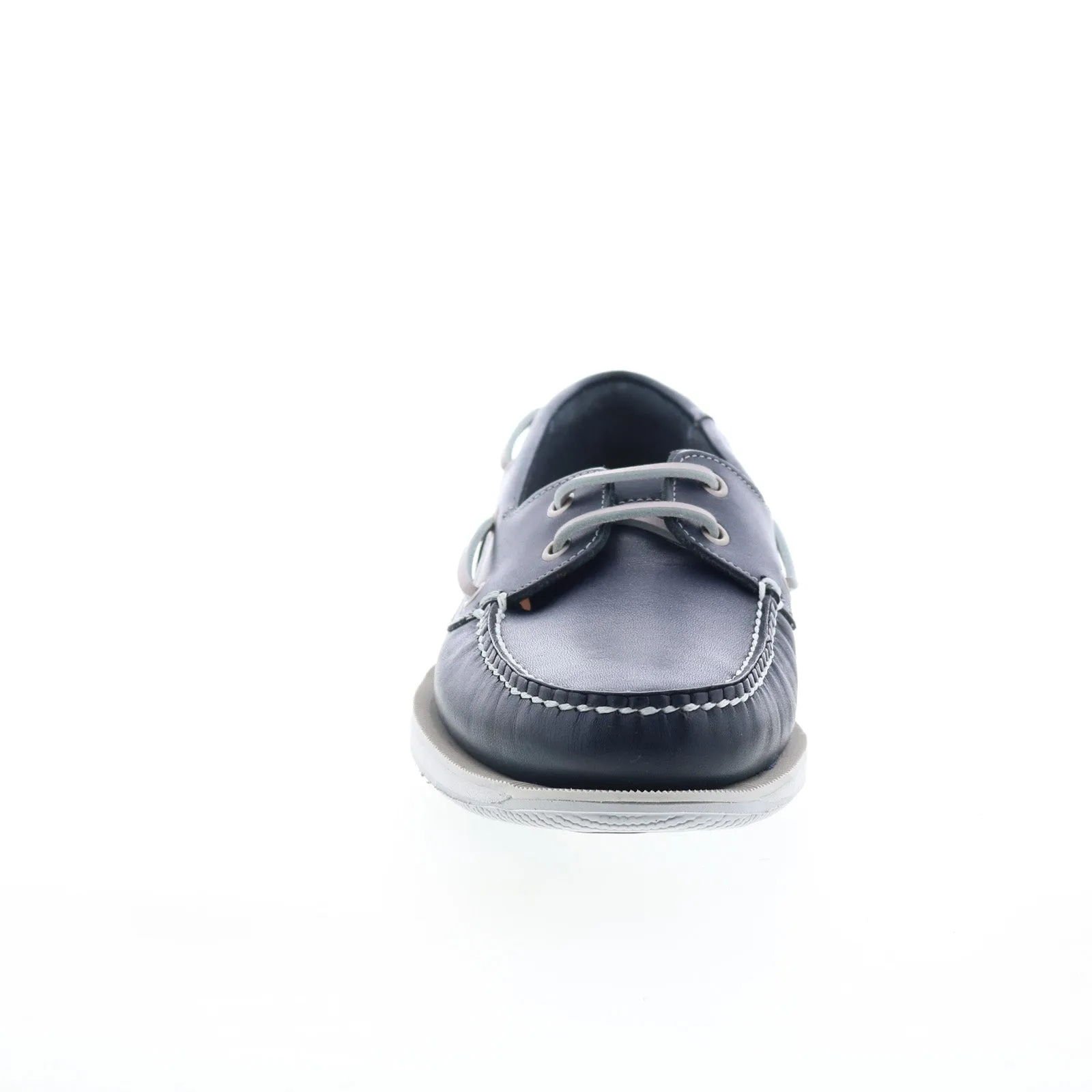 Rockport Perth CI8402 Mens Blue Wide Slip On Loafers & Slip Ons Boat Shoes