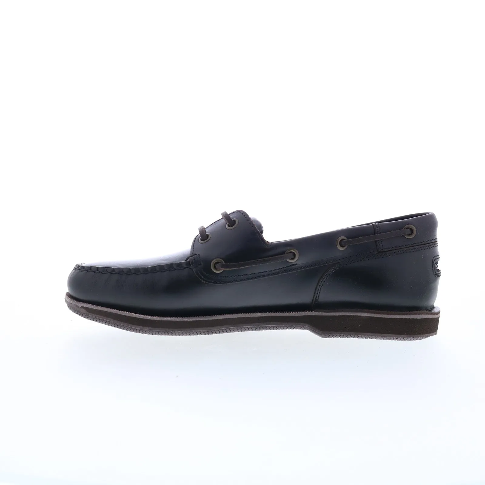 Rockport Perth K54692 Mens Brown Extra Wide Loafers & Slip Ons Boat Shoes