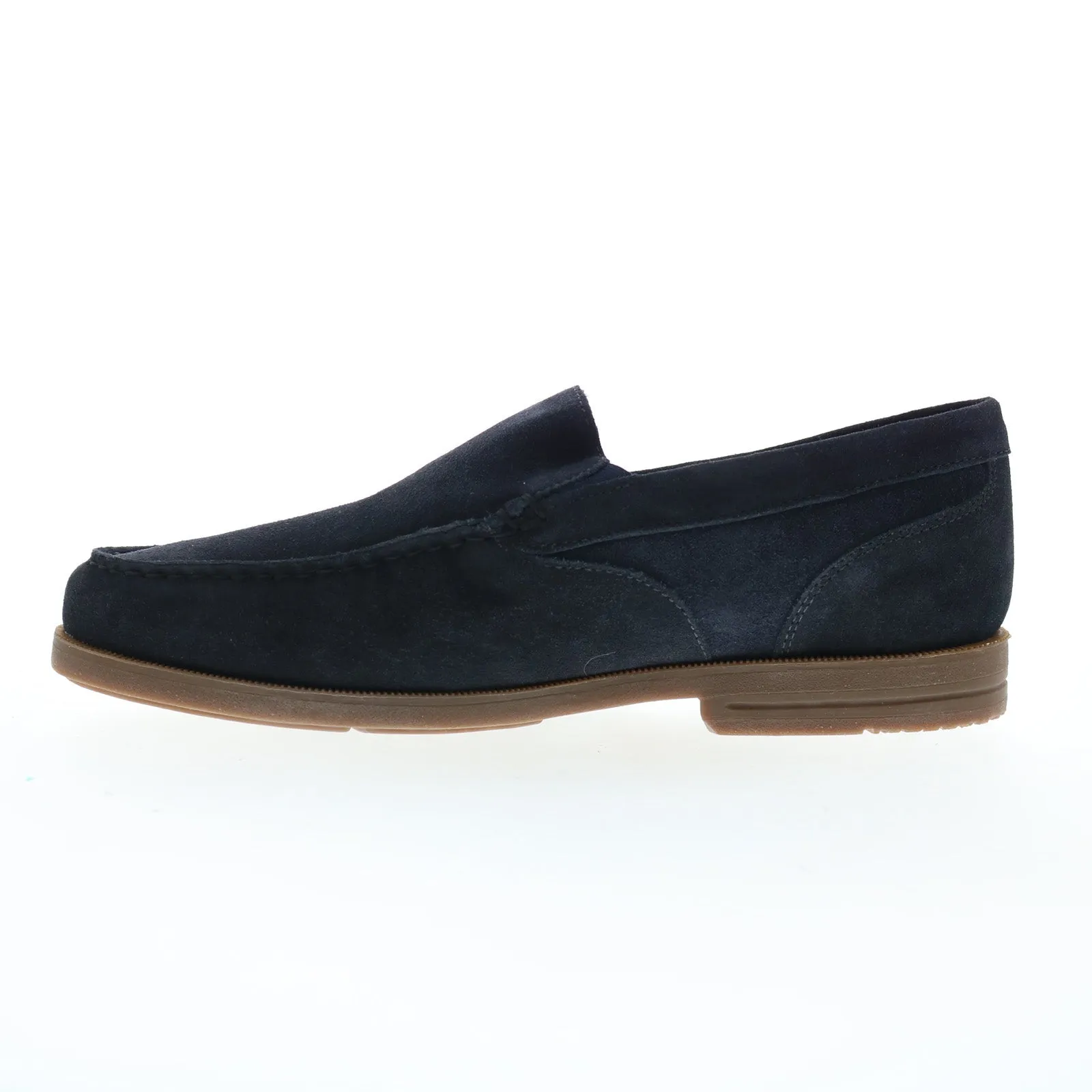 Rockport Preston Venetian Mens Blue Wide Loafers & Slip Ons Casual Shoes