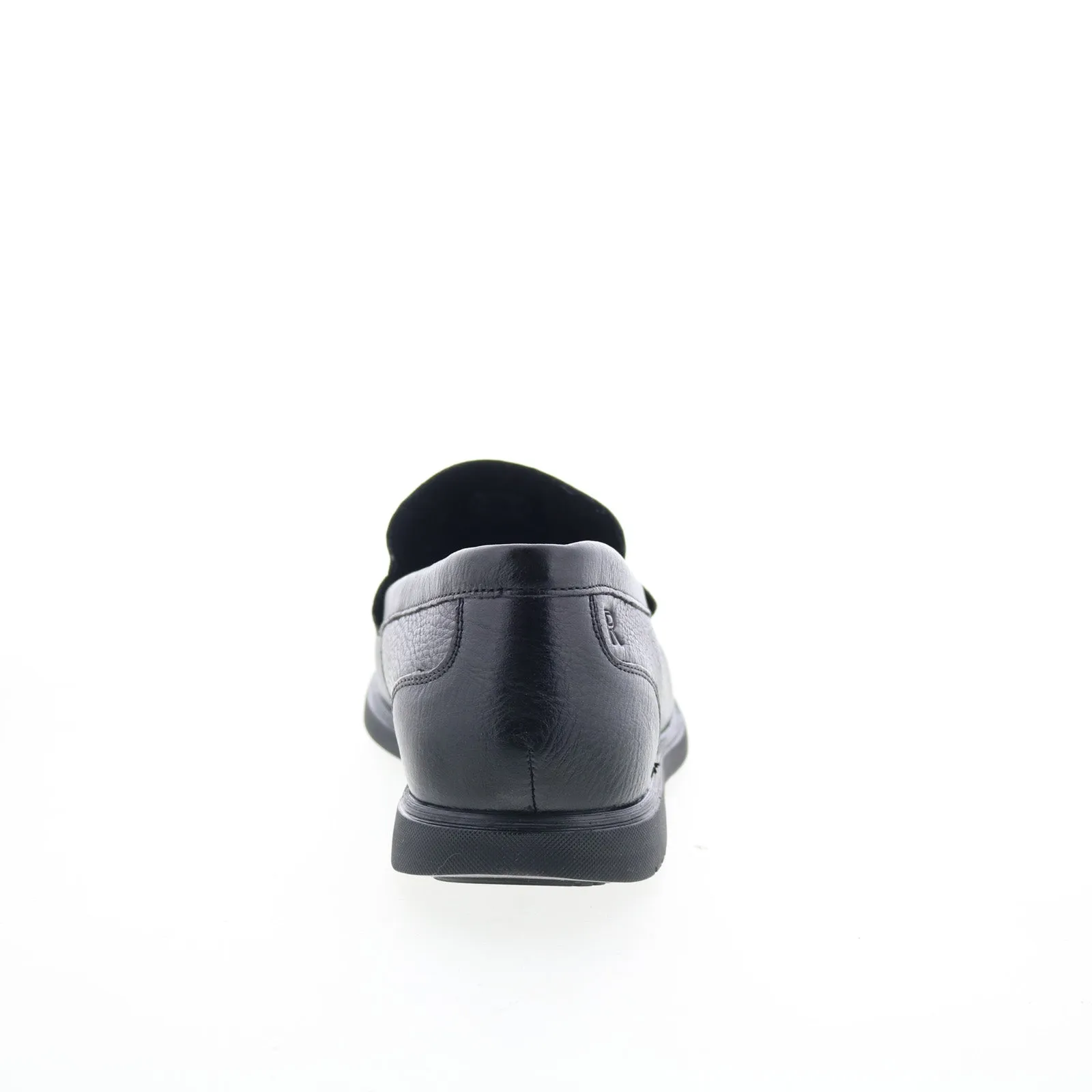 Rockport RM Jensen Mens Black Wide Leather Loafers & Slip Ons Casual Shoes