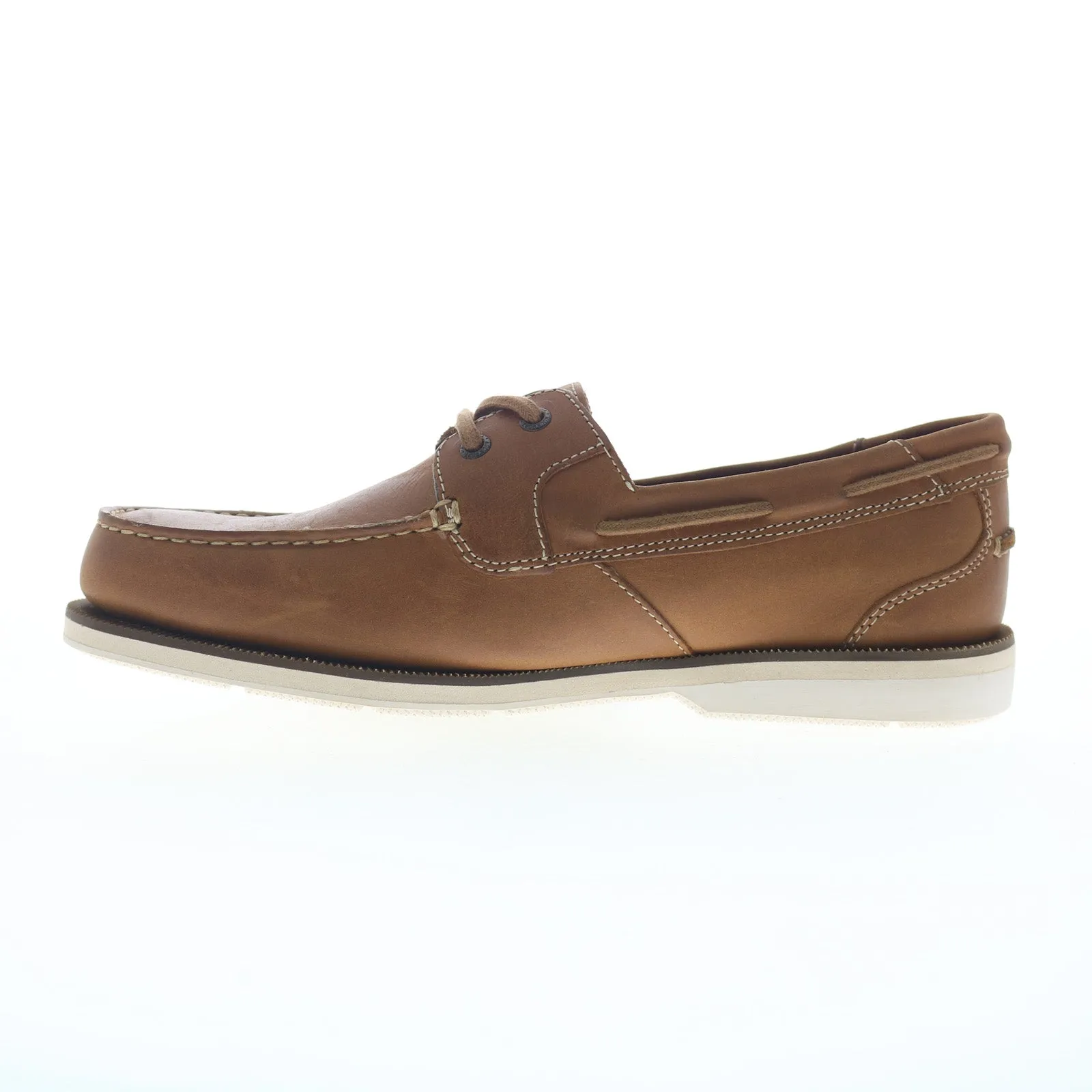 Rockport Southport Boat Shoe Mens Brown Wide Loafers & Slip Ons Boat Shoes
