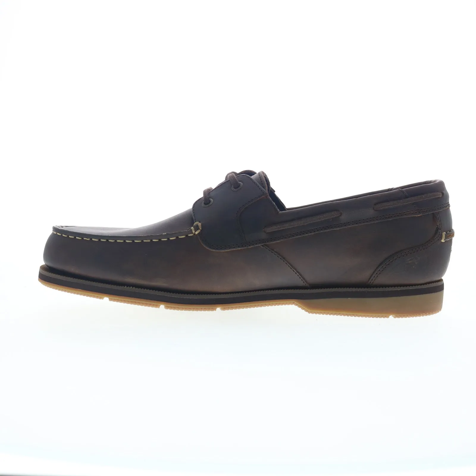 Rockport Southport Boat Shoe Mens Brown Wide Loafers & Slip Ons Boat Shoes