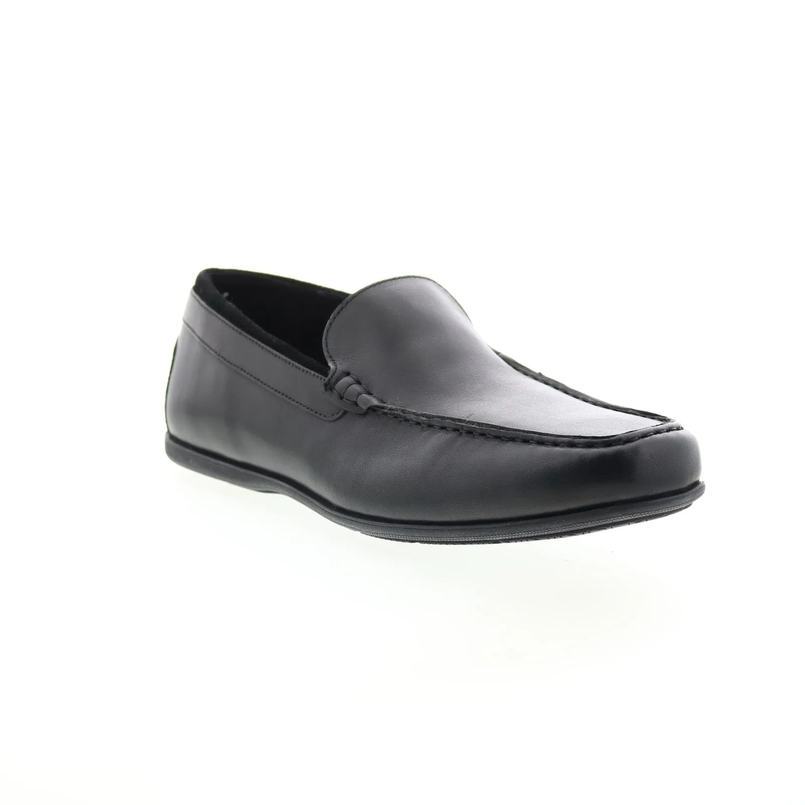 Rockport Thatcher Slip On CI4506 Mens Black Wide Loafers Casual Shoes