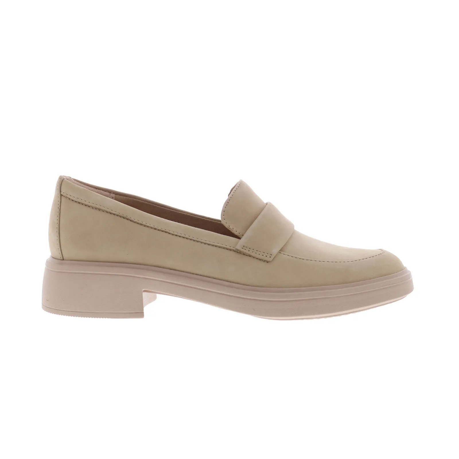 Rockport Total Motion Lennox Loafer CJ1936 Womens Beige Loafers Penny Shoes