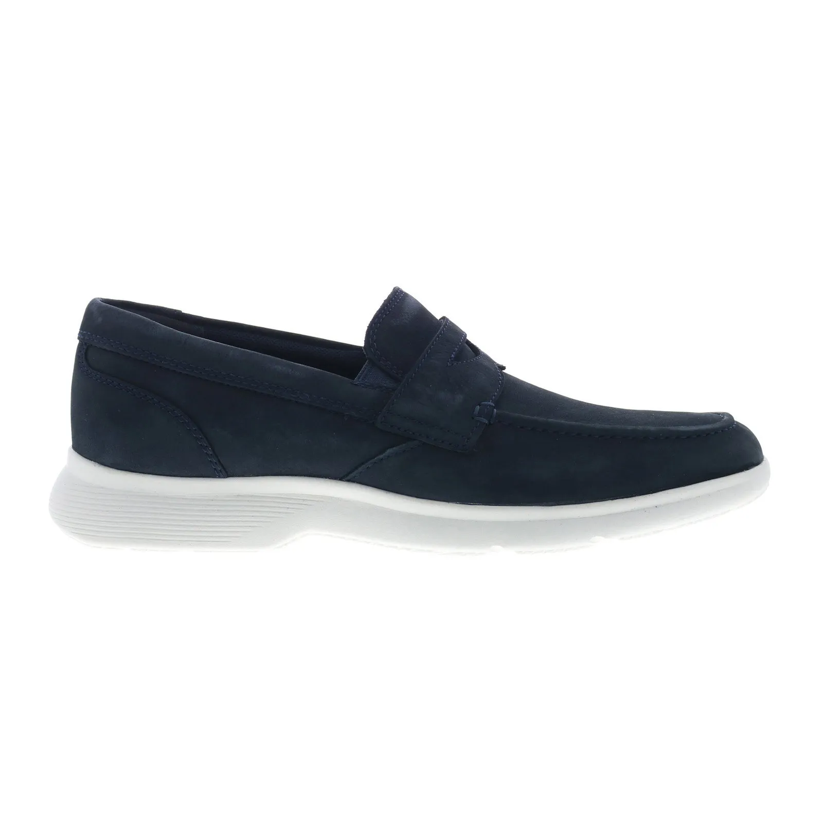 Rockport TruFlex Dressport Penny Mens Blue Wide Loafers Penny Shoes