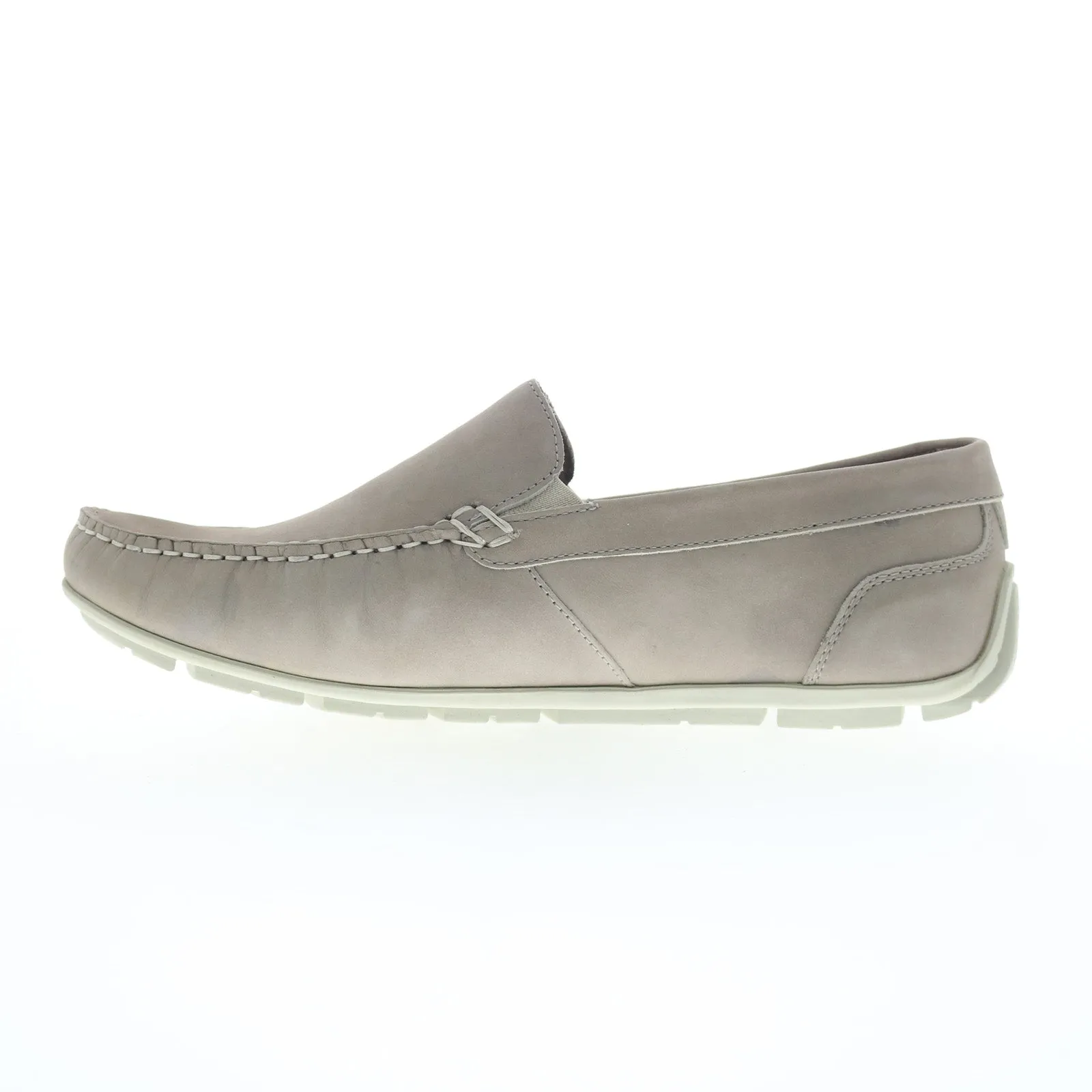 Rockport Warner Venetian Mens Gray Wide Loafers & Slip Ons Casual Shoes