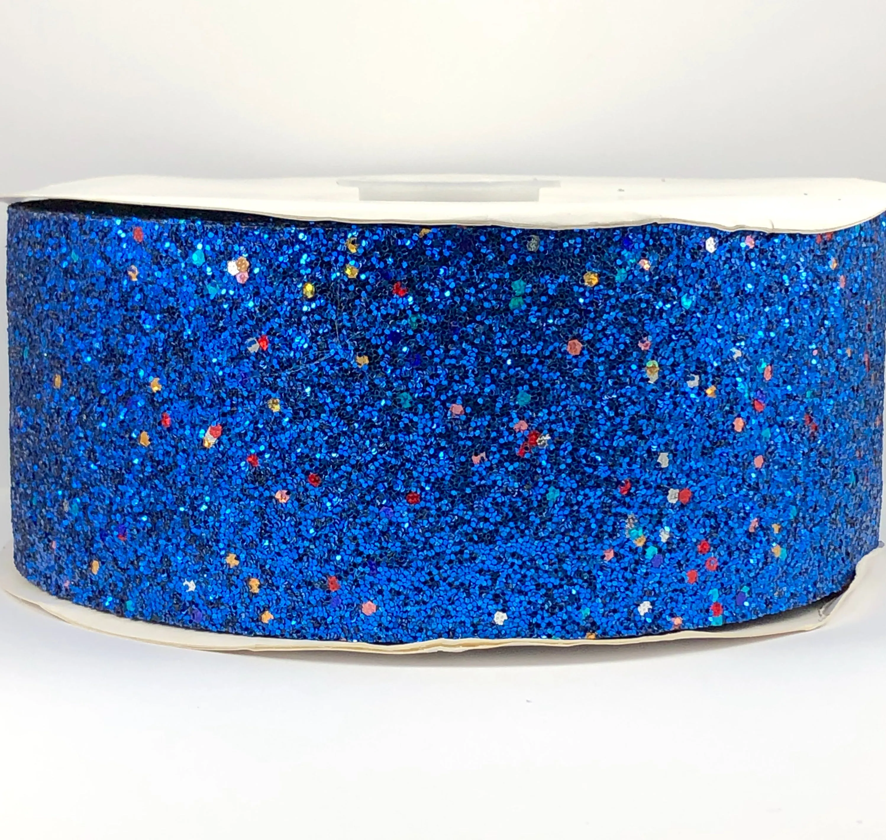 Royal Blue Chunky 3" Glitter Ribbon