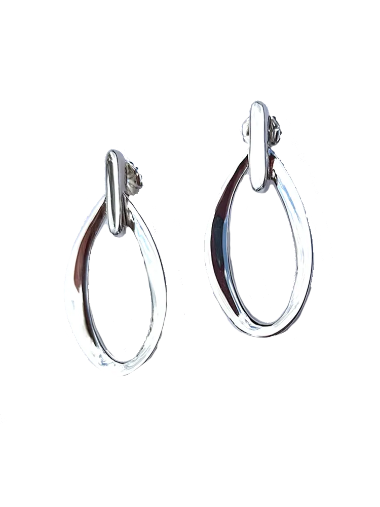 S. Sebbag Open Oval Earrings