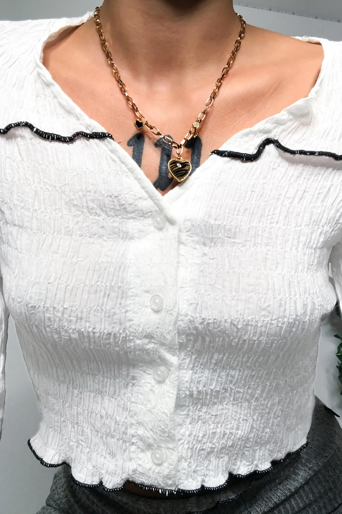 Safari Chic Heart Necklace