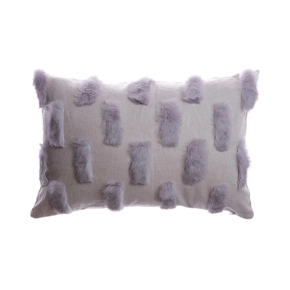 Salpicon Grey Rabbit Square Pillow