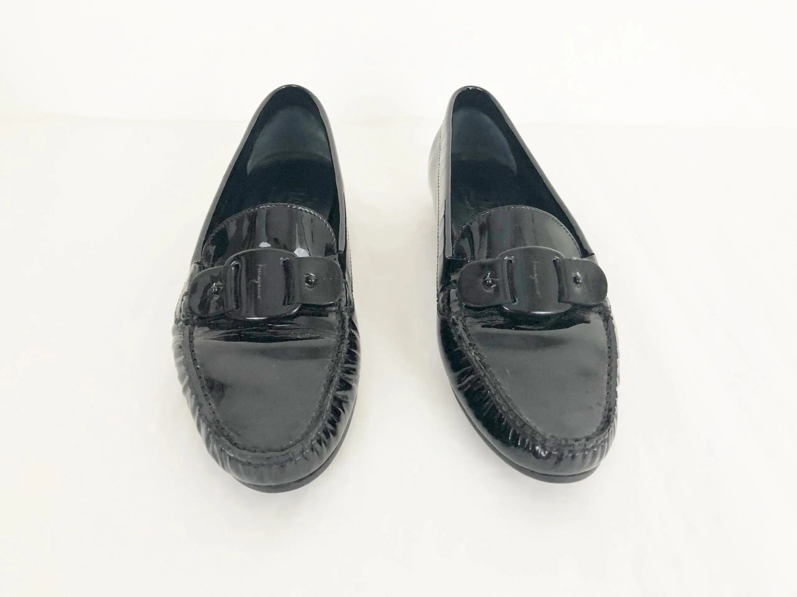 Salvatore Ferragamo Patent Leather Loafer Size 8