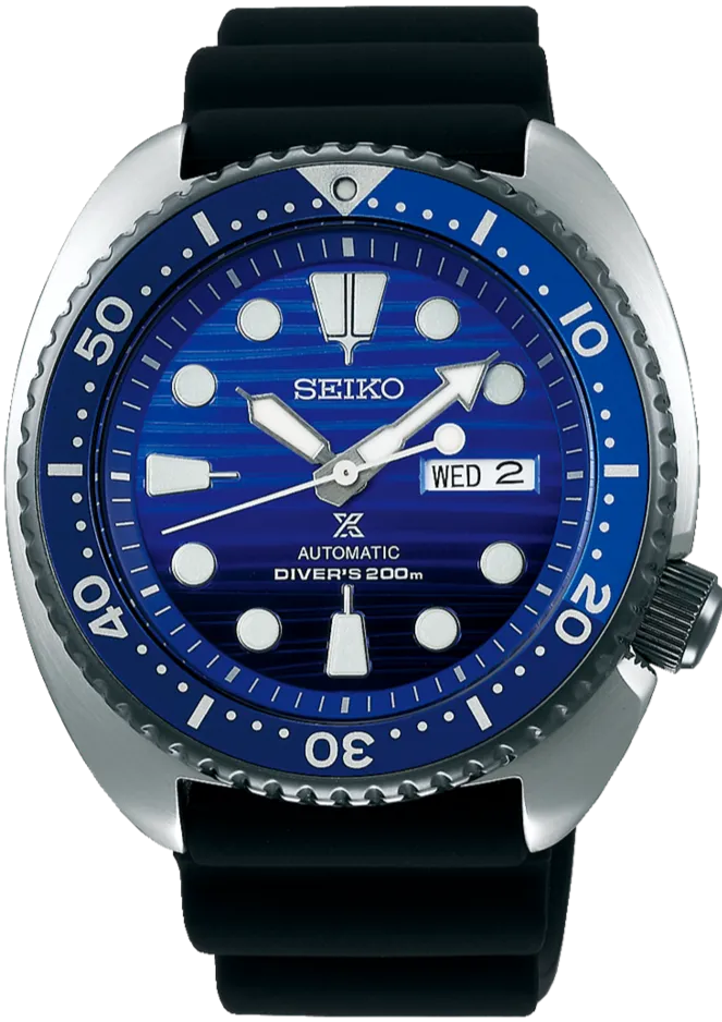 Seiko Prospex Automatic 200M Diver "Save the Ocean" Special Edition Gradient Blue Turtle SRPC91
