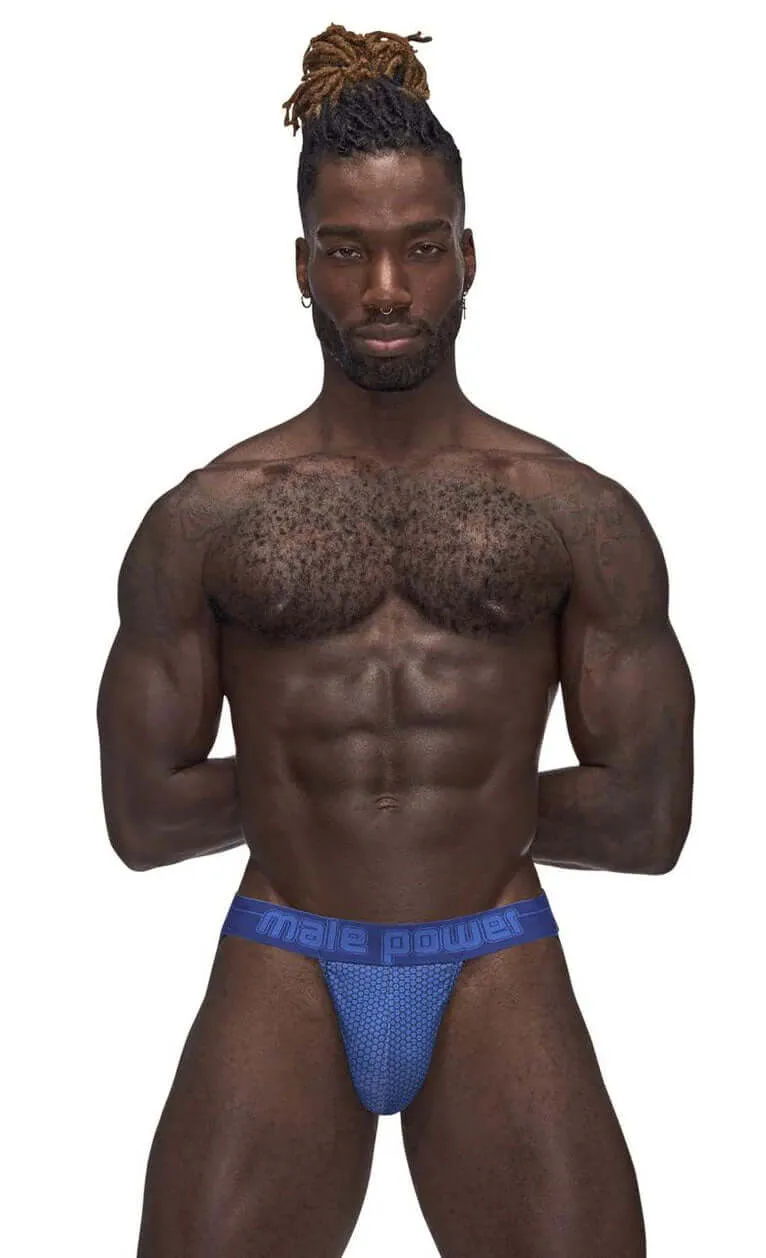 Sexagon Strappy Ring Jock - Small/medium - Royal