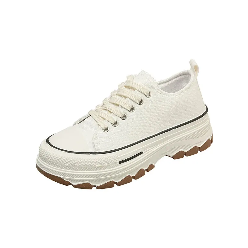 Shallow Mouth Shoes Woman 2024 Platform Slip On Sneakers Autumn Round Toe Creepers New Summer Sports Fall Clogs