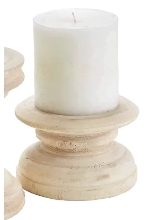 SHORT CHUNKY CANDLE HOLDER