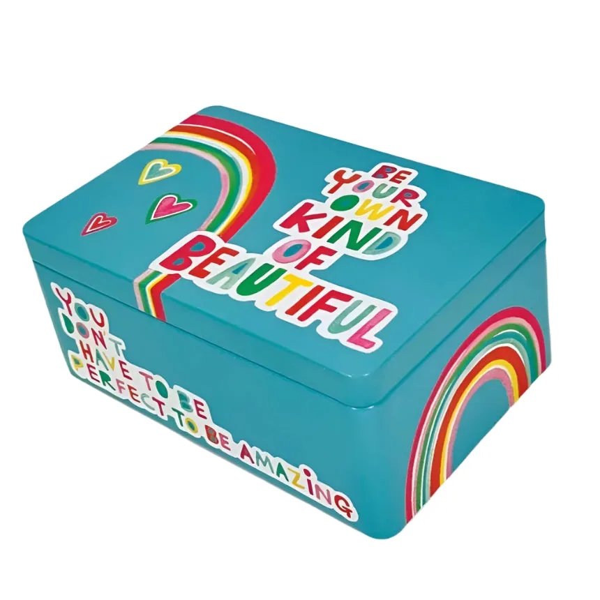 Small Rectangular Tin - Be Your Own Kind Of Beautiful