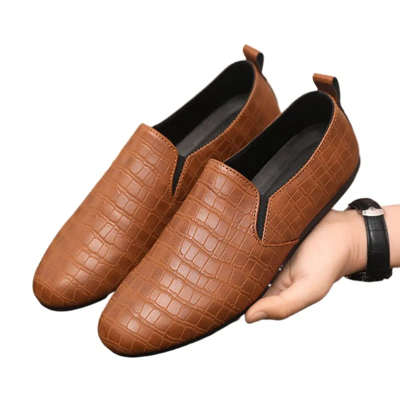 Spring and summer social guy casual shoes trendy shoes Doudou shoes men's lazy shoes cover feet and pedal men's shoes foreign trade