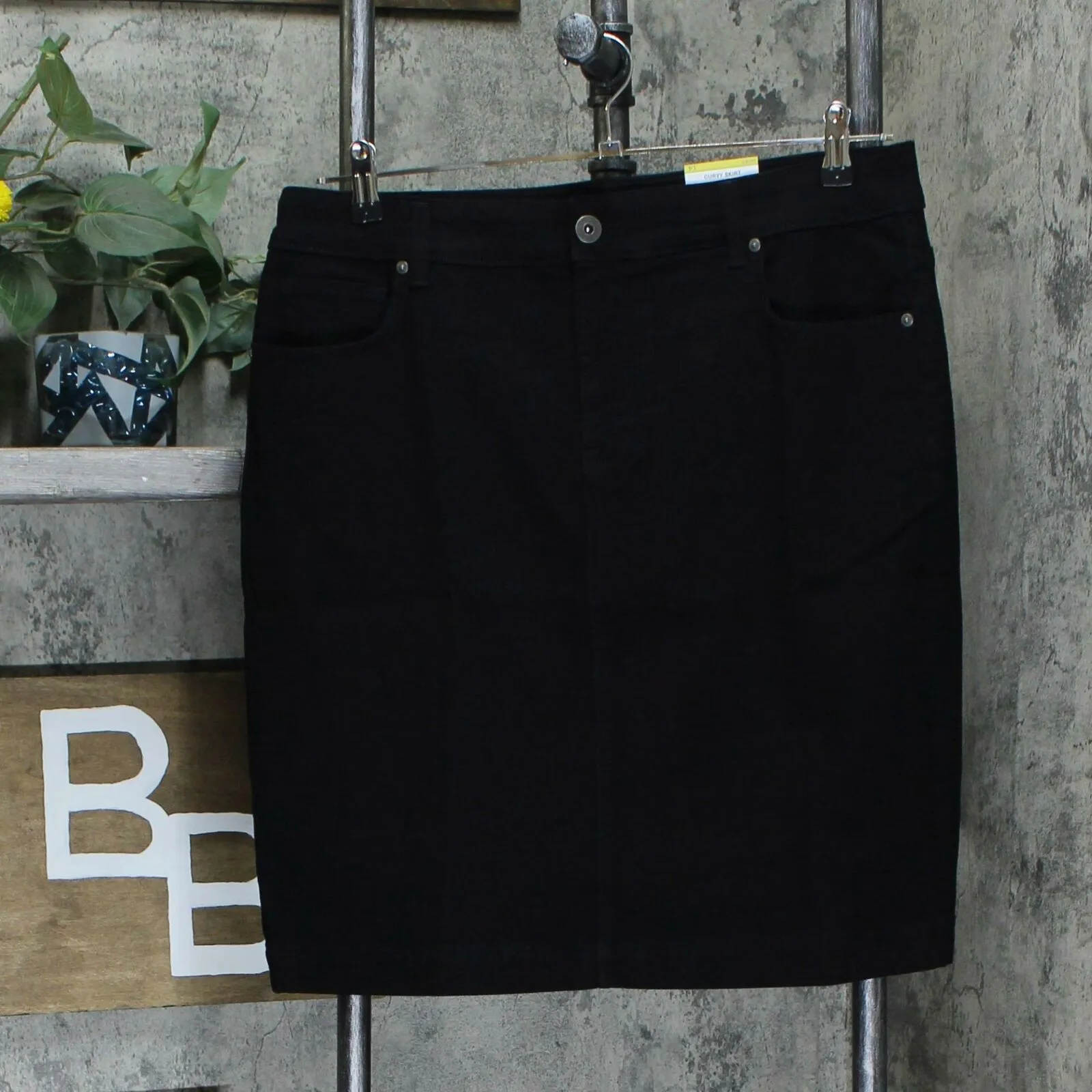 Style & Co Women's Basic Denim Skirt