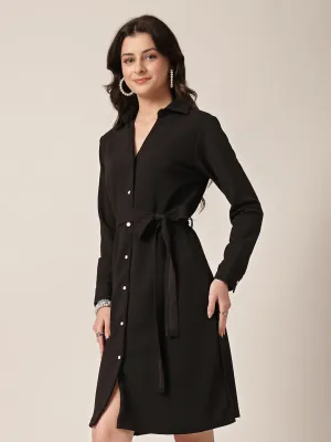 Style Quotient Women Black  knit dress