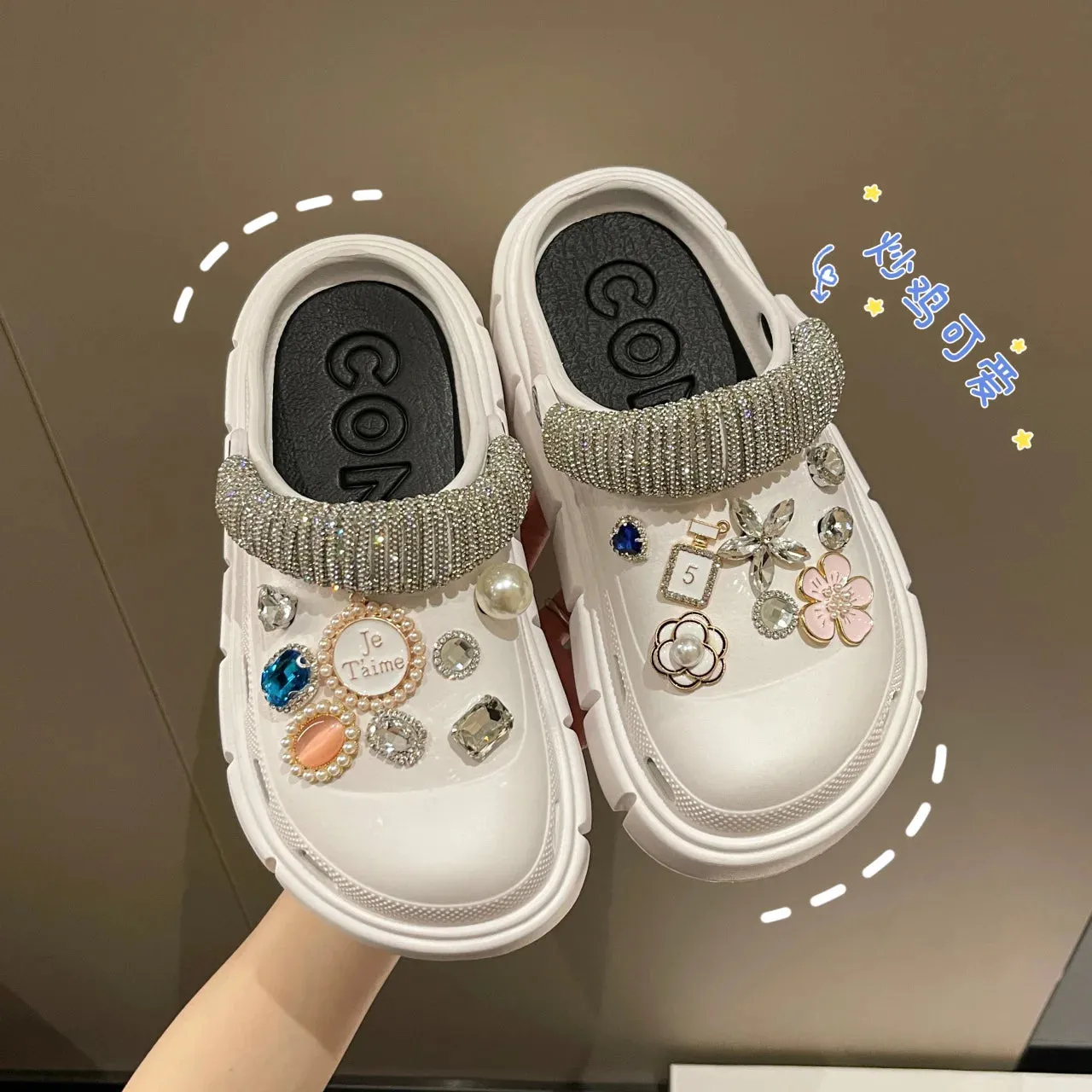 Summer Women Slippers Platform Clogs Outdoor Garden Shoes Female Pool Sandals Bathroom Flip Flops Mules Ladies Beach Slides