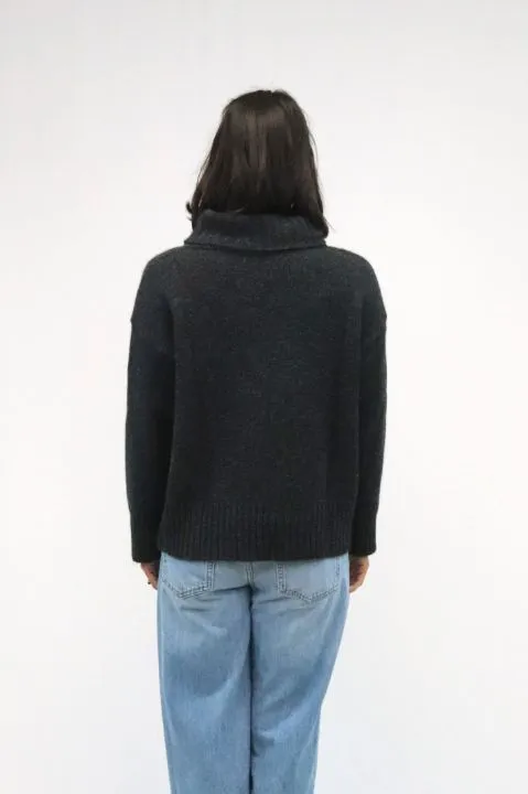 Tatano Henri Roll Neck - Charcoal