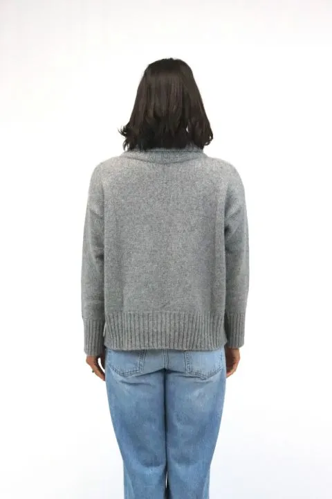 Tatano Henri Roll Neck - Pale Grey