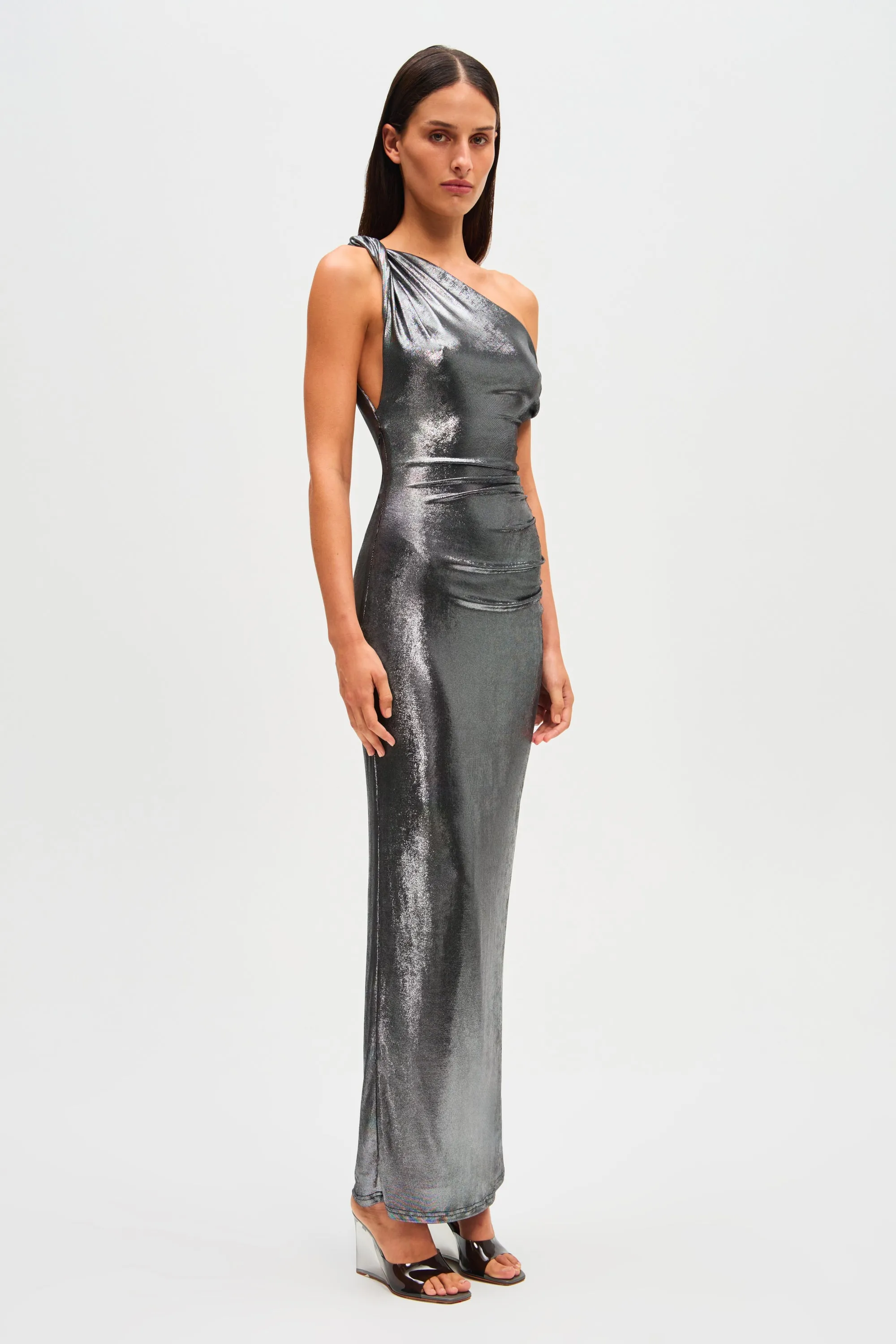 THE 'NYRA' METALLIC DRESS