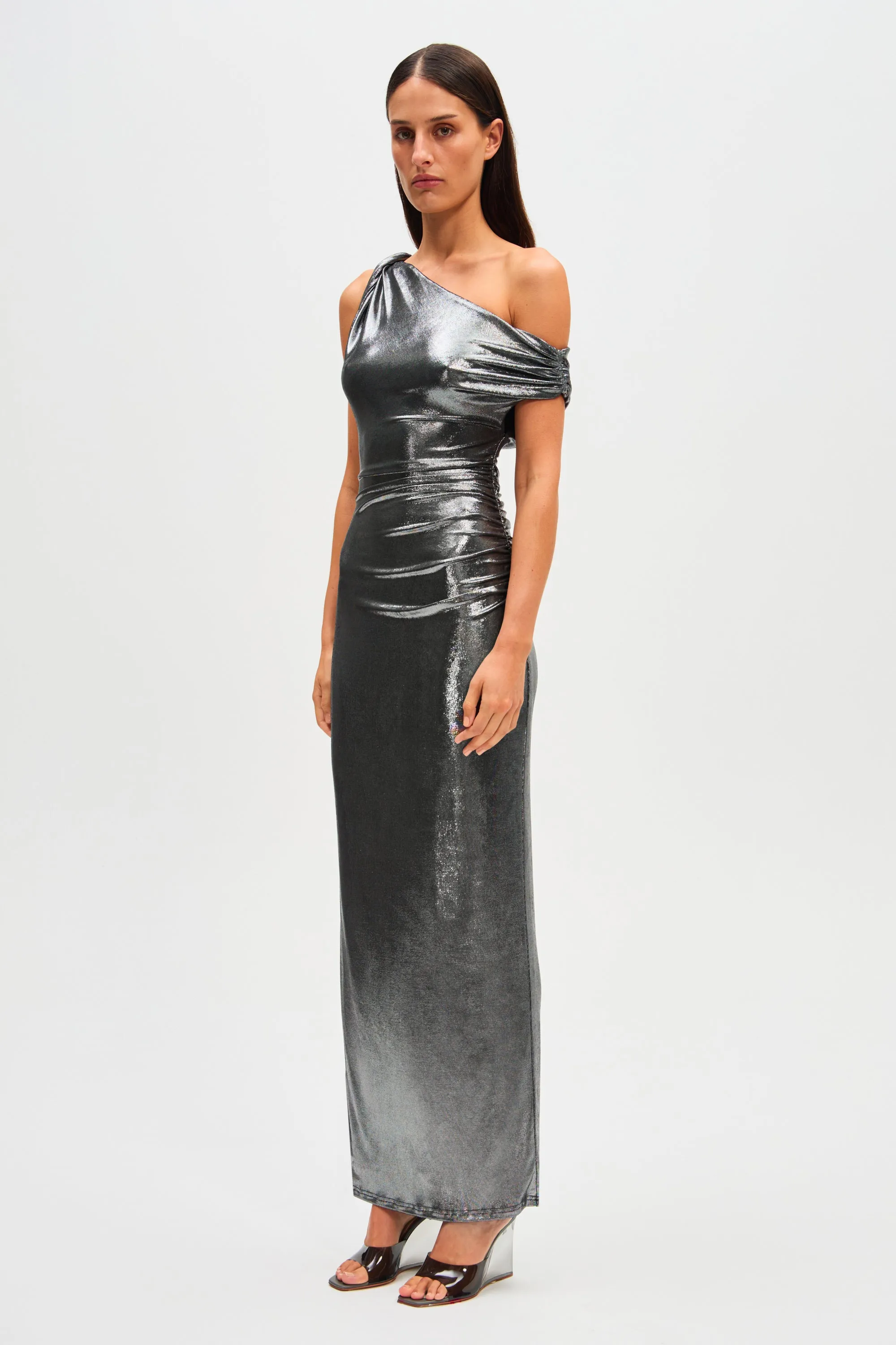 THE 'NYRA' METALLIC DRESS