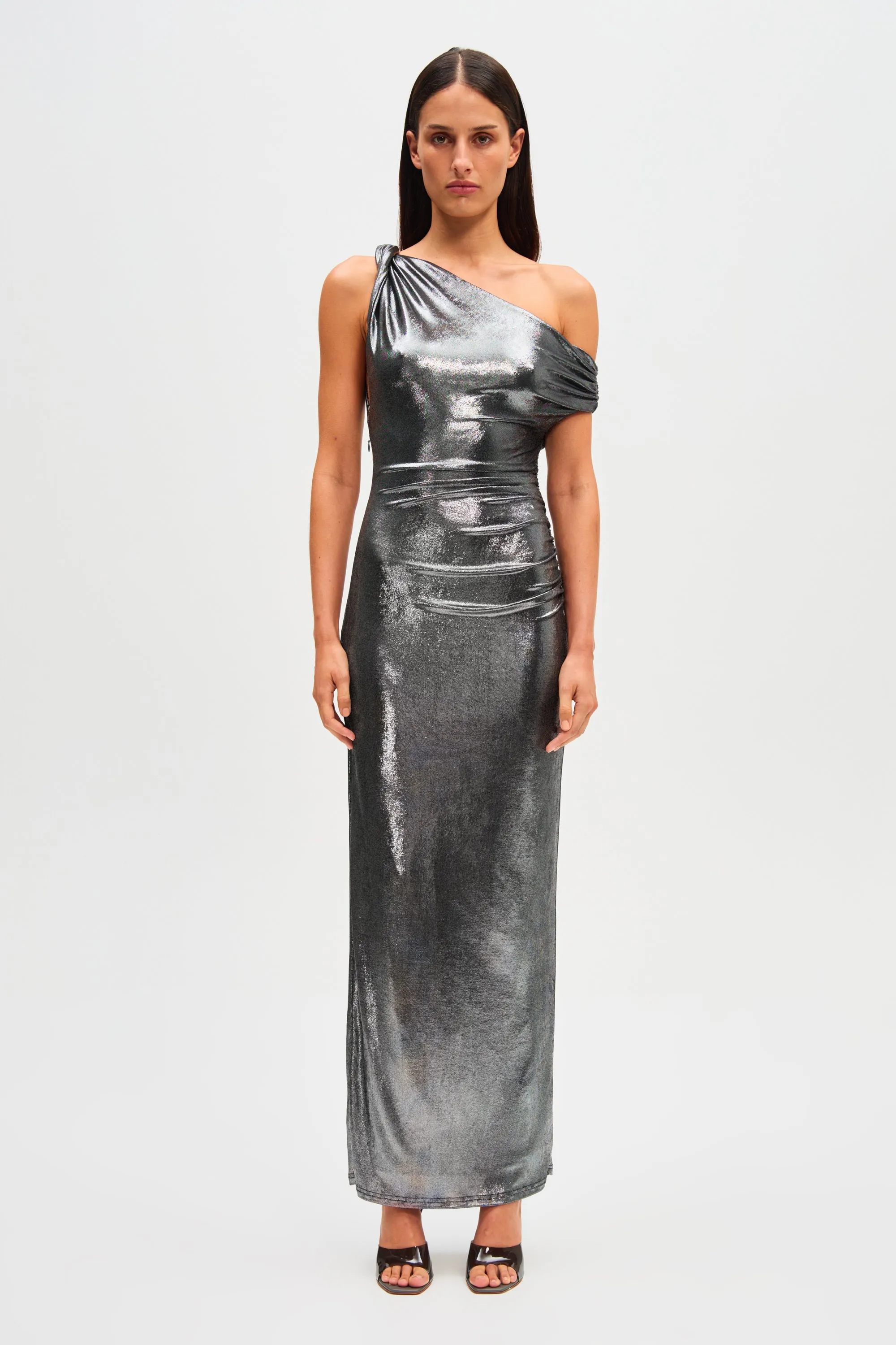 THE 'NYRA' METALLIC DRESS