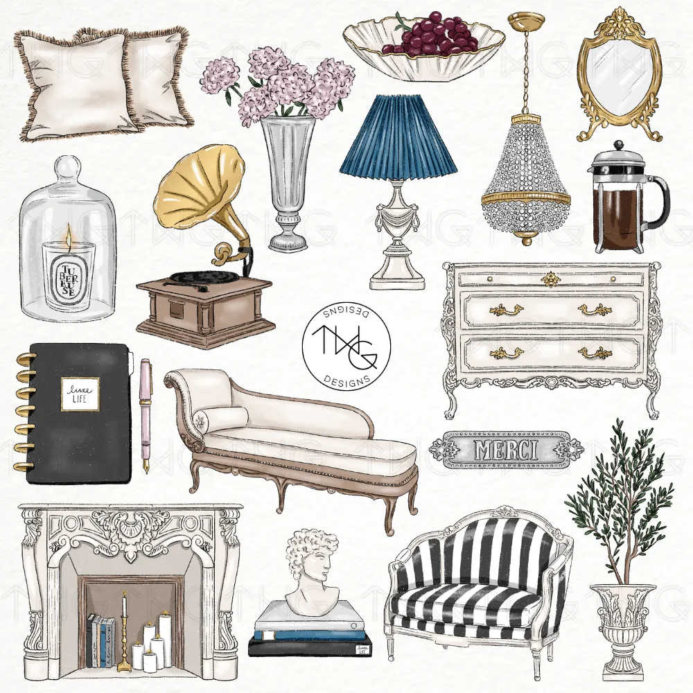 Tres Chic Clipart Collection