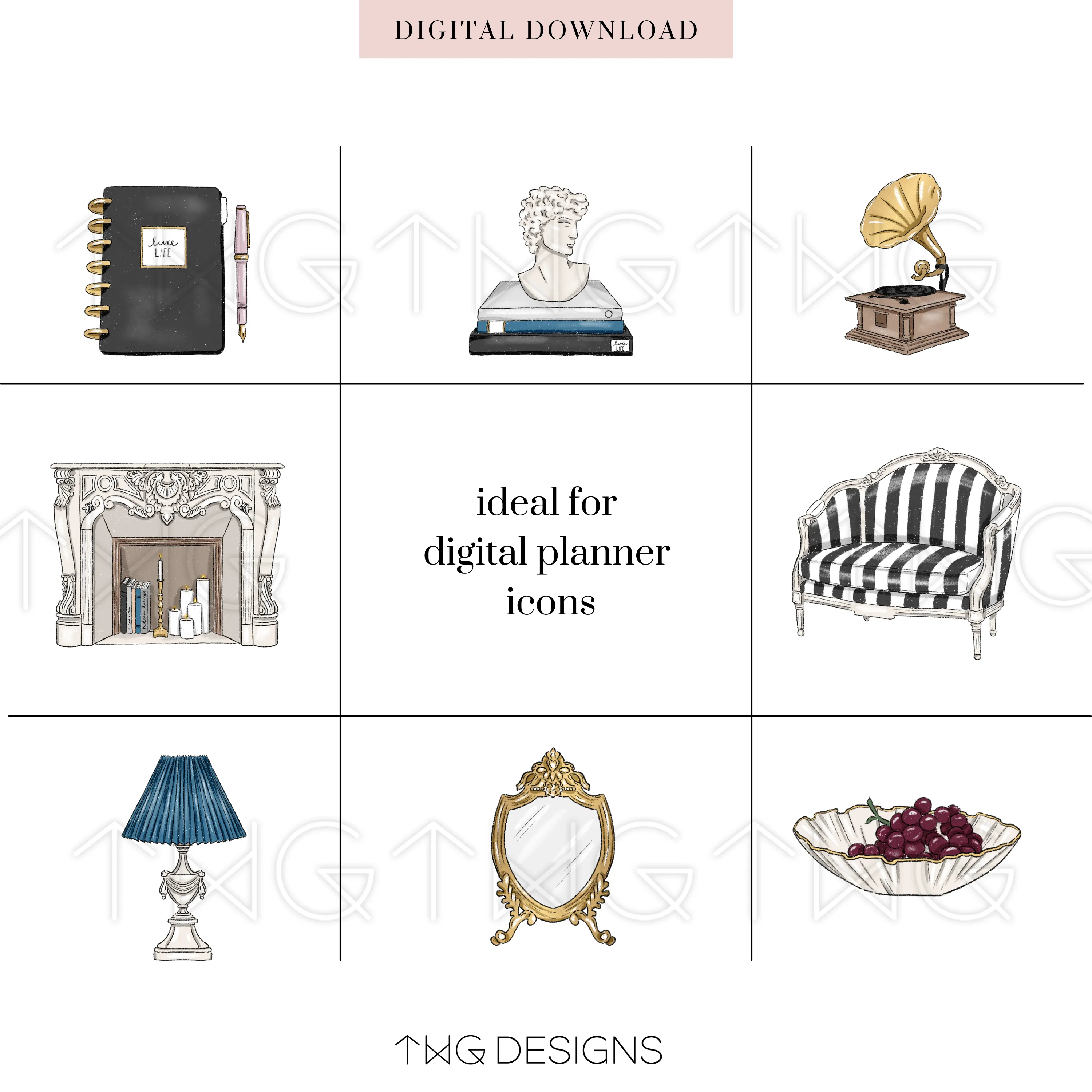 Tres Chic Clipart Collection
