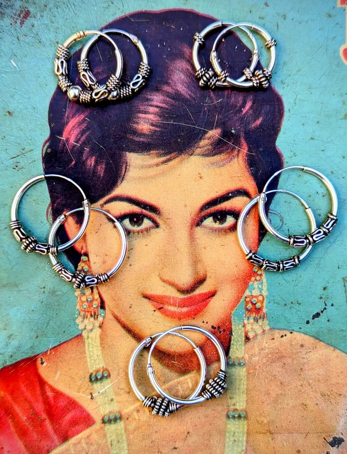 Tribal wirework hoops