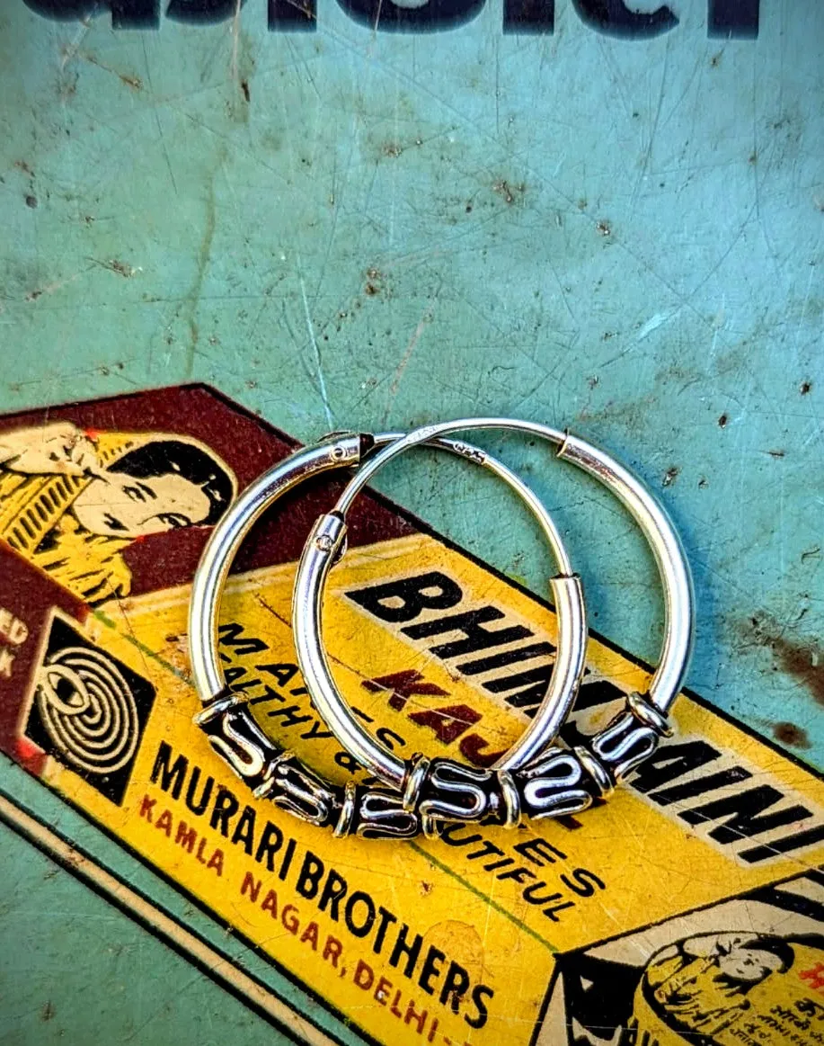 Tribal wirework hoops