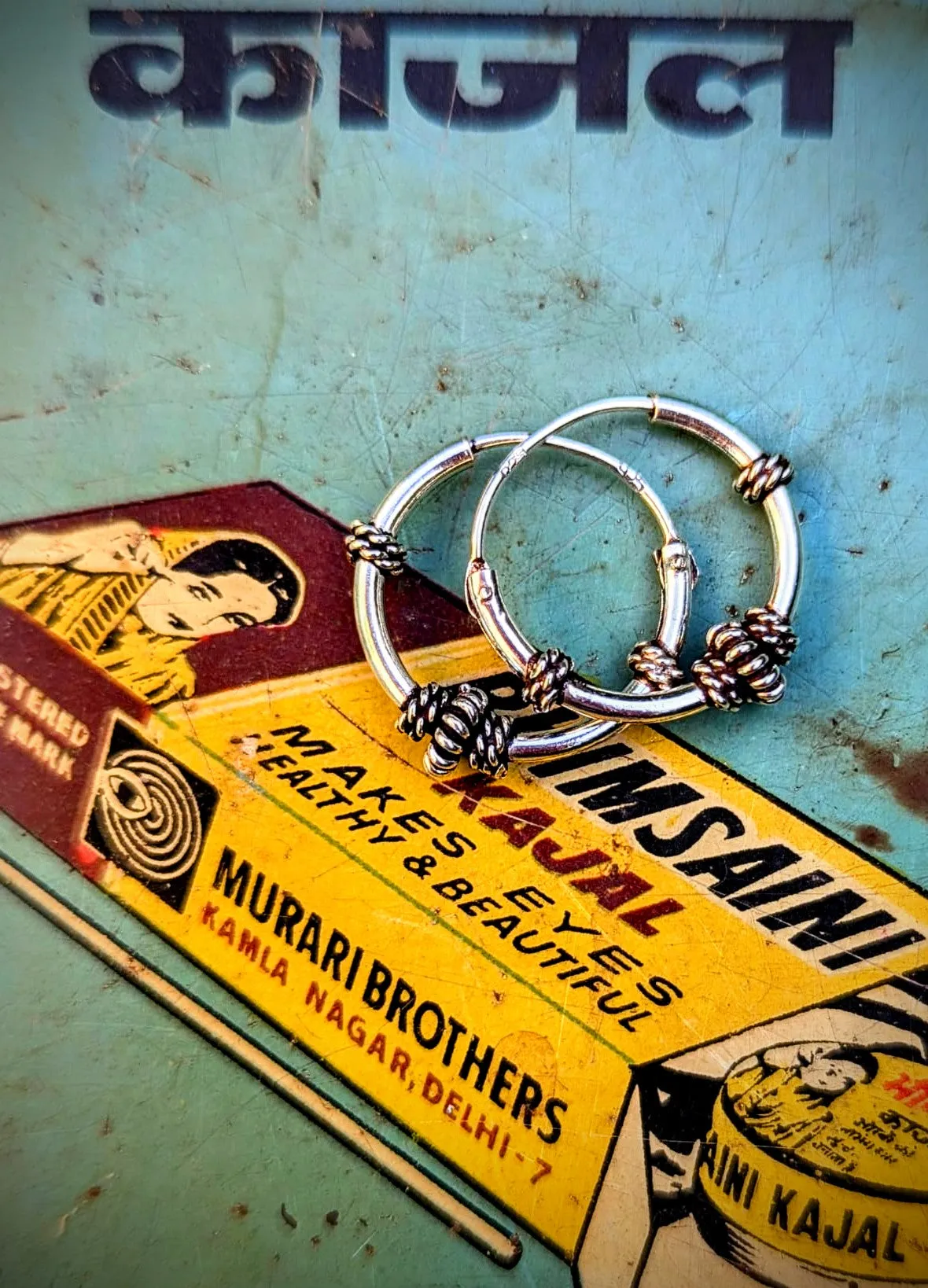 Tribal wirework hoops