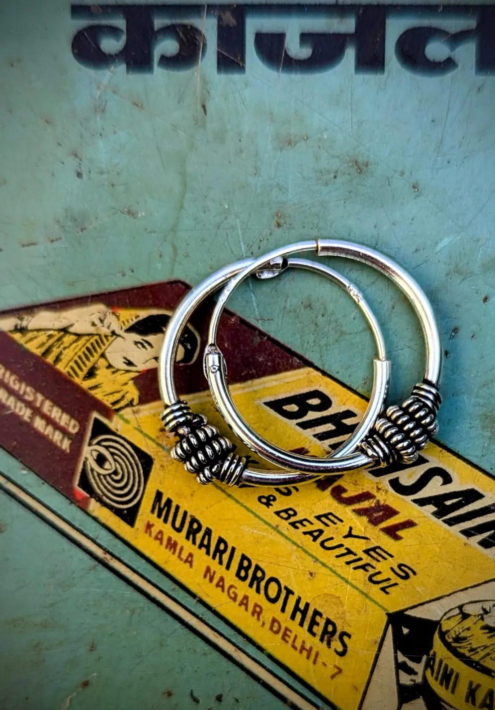 Tribal wirework hoops
