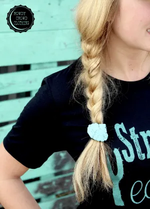 Turquoise Ponytail