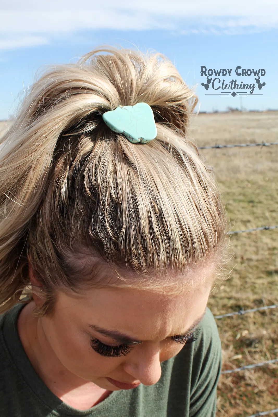 Turquoise Ponytail