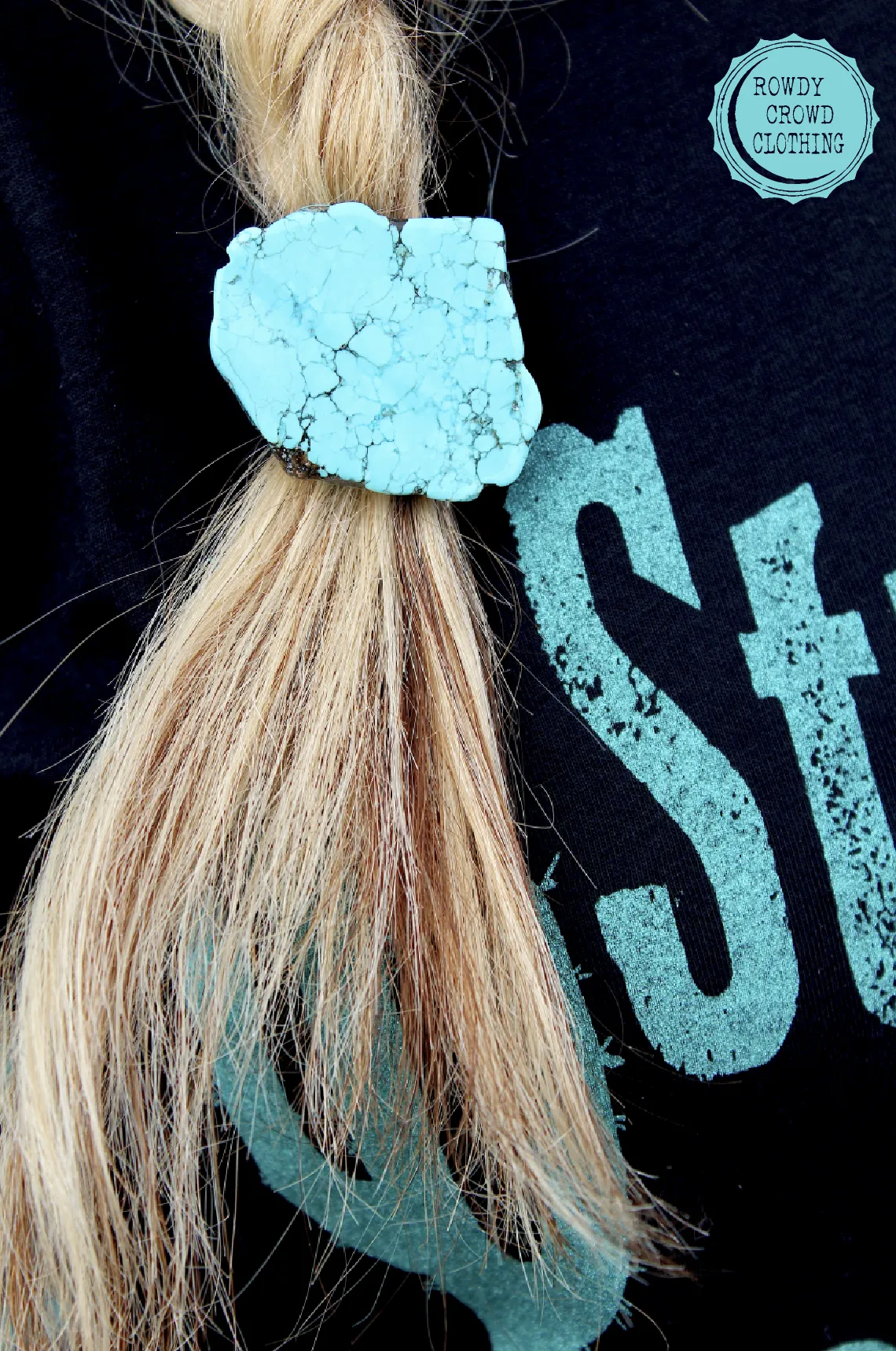 Turquoise Ponytail