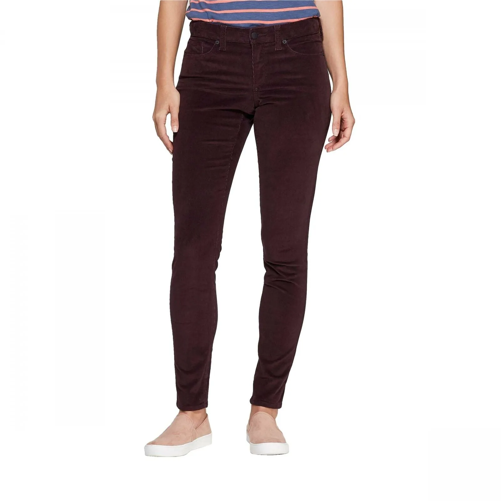 Universal Thread Women's Slim Leg Mid Rise Skinny Corduroy Jeans