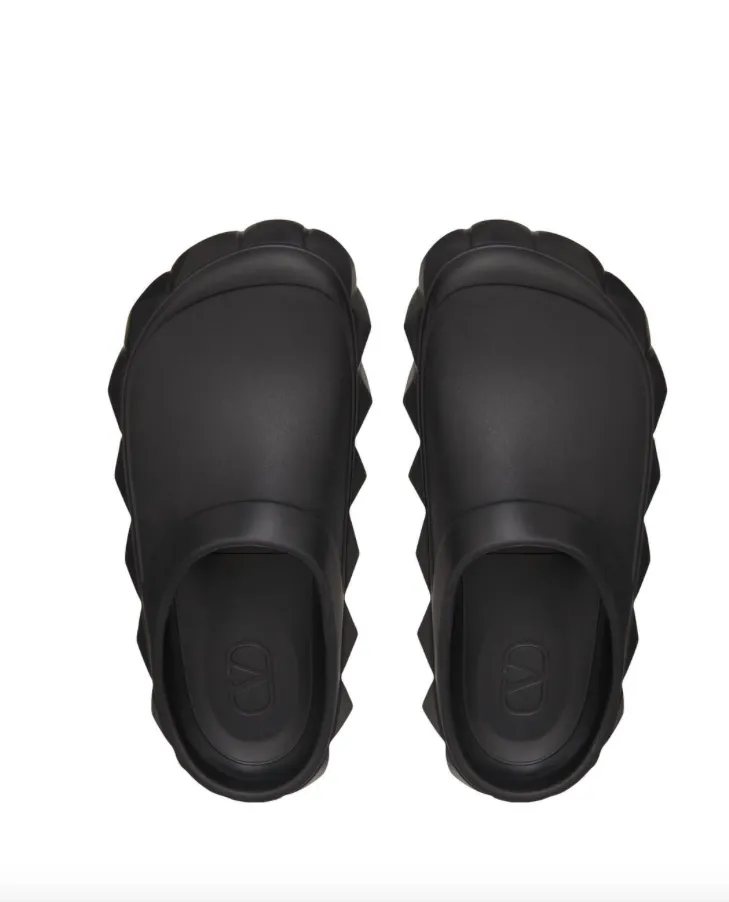Valentino Garavani Roman Stud Turtle clog in rubber