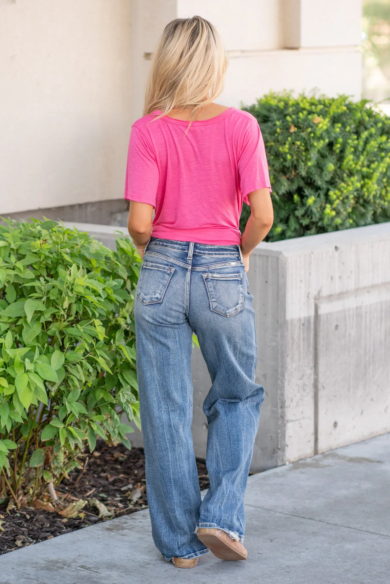 Venice Mid Rise Wide Leg Jeans