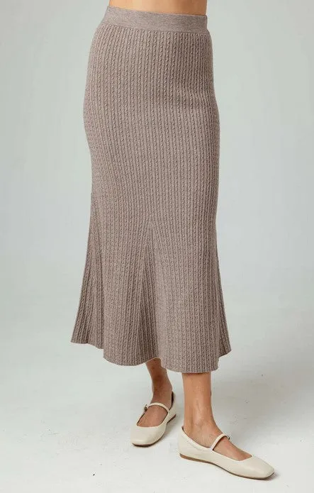We are Sundays Rosaland Skirt - Chestnut