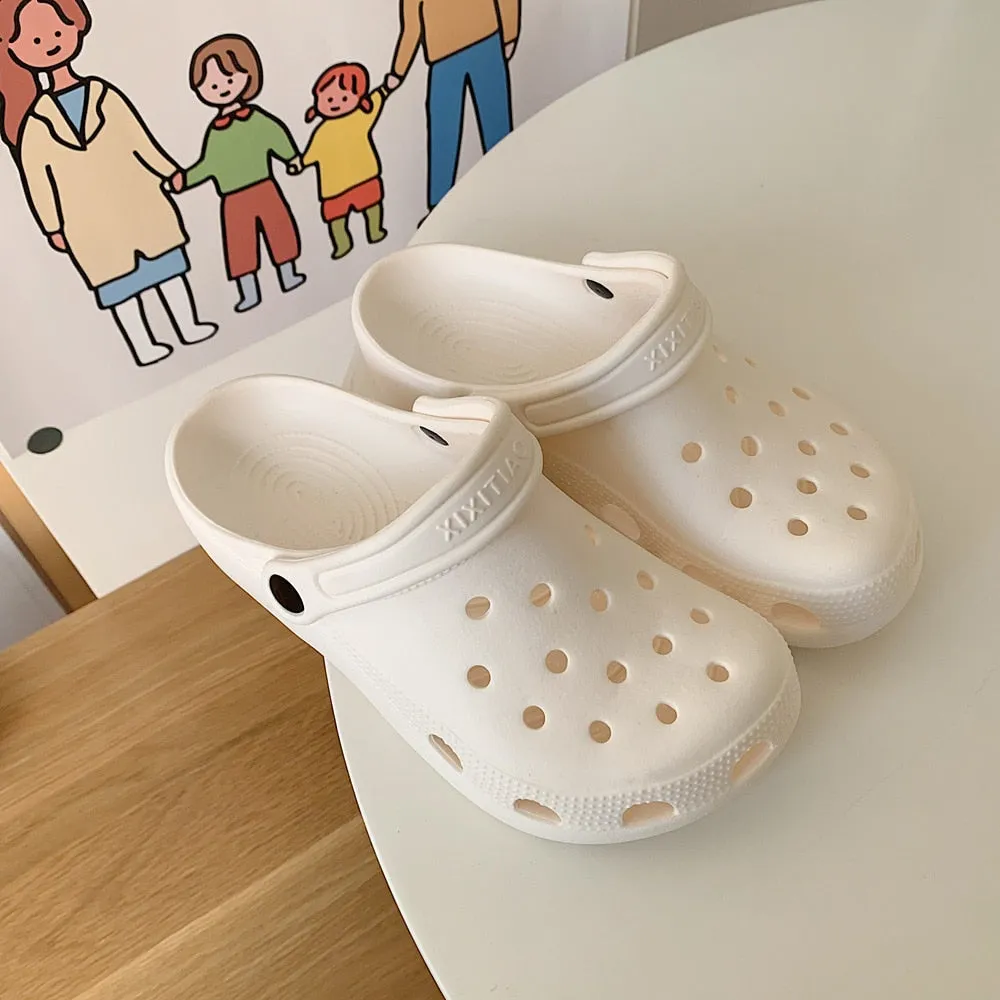 Women Slippers 3cm Platform Fashion Sandals Girls Outdoor Clogs Beach Slides Soft Slippers