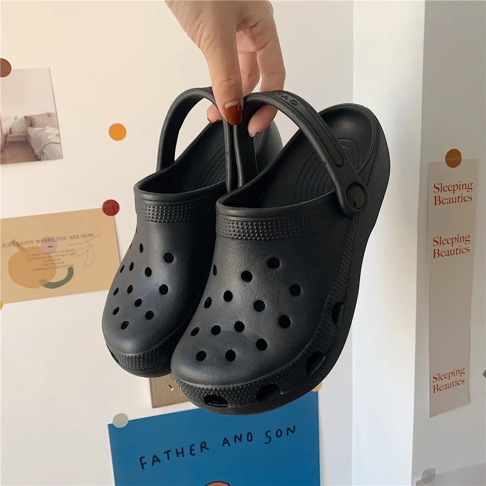 Women Slippers 3cm Platform Fashion Sandals Girls Outdoor Clogs Beach Slides Soft Slippers