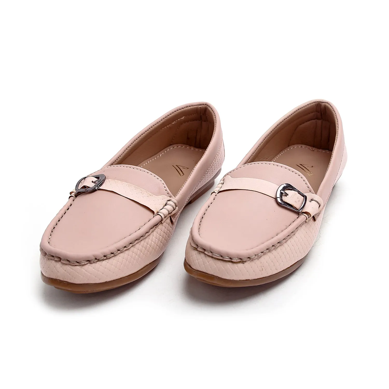 Women's Loafers - Peach