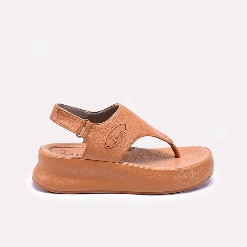 Womens Mustard Chunky Casual Sandals 0421562