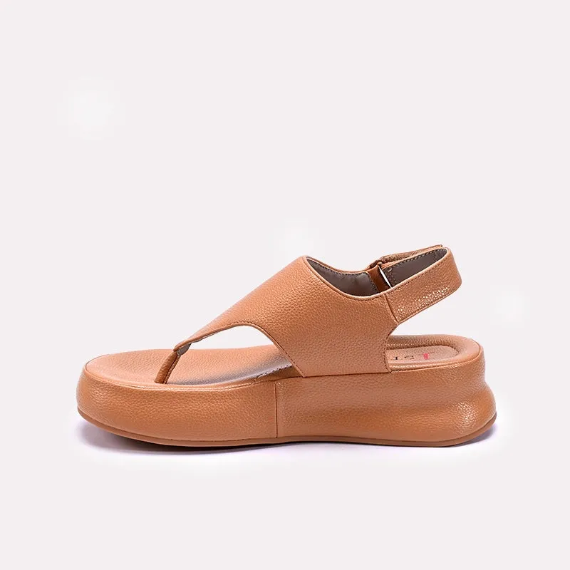 Womens Mustard Chunky Casual Sandals 0421562